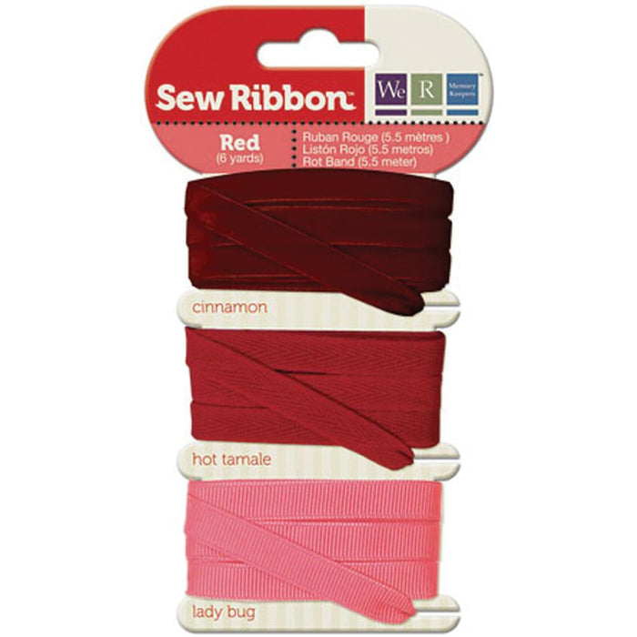 We R Memory Keepers - Sew Easy - Ribbon (5.5m) - Red