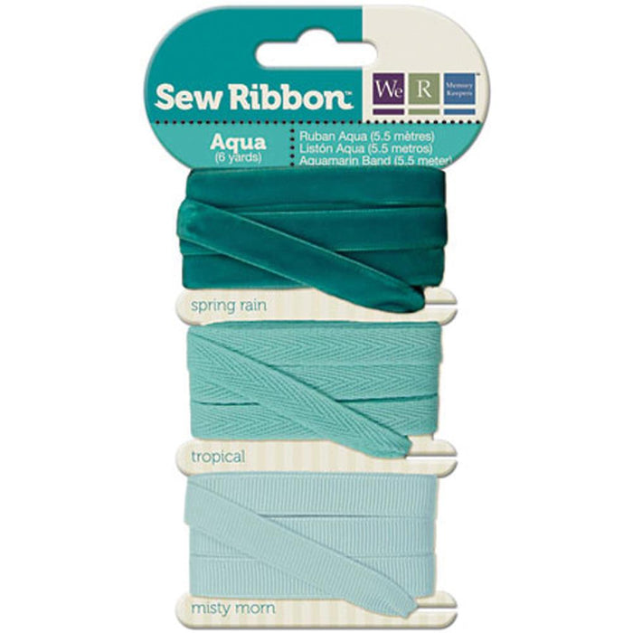 We R Memory Keepers - Sew Easy - Ribbon (5.5m) - Aqua