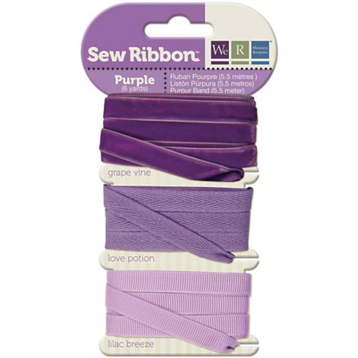 We R Memory Keepers - Sew Easy - Ribbon (5.5m) - Purple