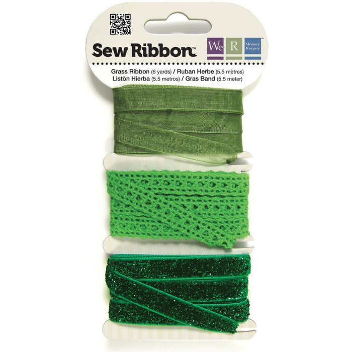 We R Memory Keepers - Sew Easy - Ribbon .375"x6yds - Grass