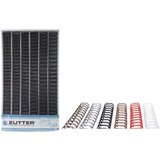 Zutter - Bind-It-All - Binding Owire - 1-Inch White - 6/Pkg