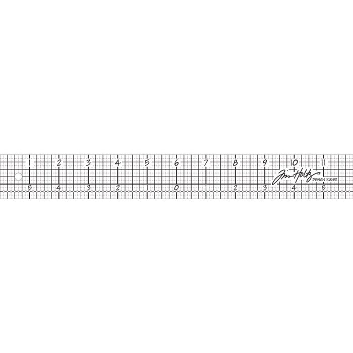 Tim Holtz - Acrylic Design Ruler 12"