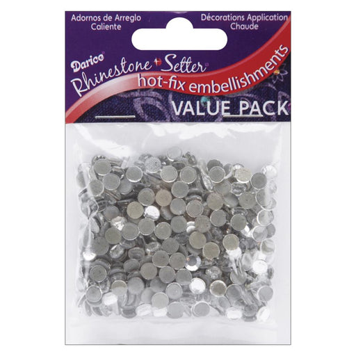 Darice - Rhinestone Setter Hot-Fix Glass Stones - 4mm - 750/Pkg - Crystal