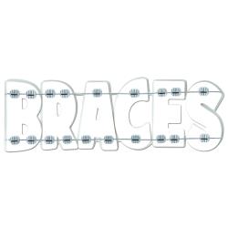 Ek Success - Jolee's Boutique - Dimensional Stickers - Braces