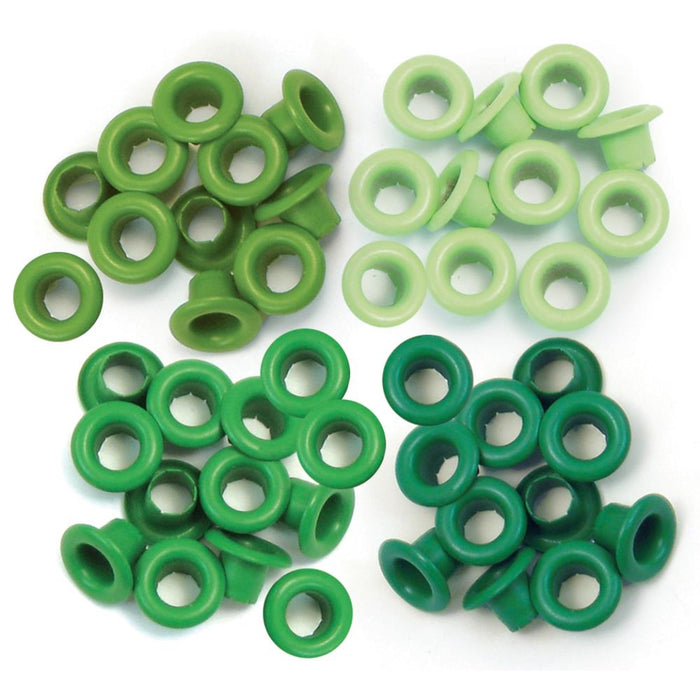 We R Memory Keepers - Eyelets Standard 60/Pkg - Green