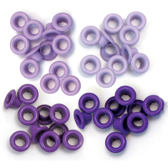 We R Memory Keepers - Eyelets Standard 60/Pkg - Purple