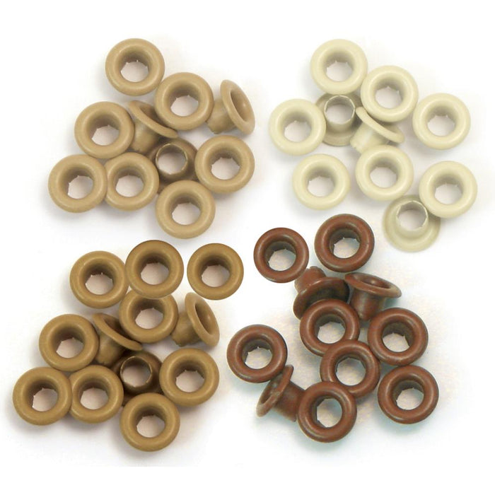 We R Memory Keepers - Eyelets Standard 60/Pkg - Brown