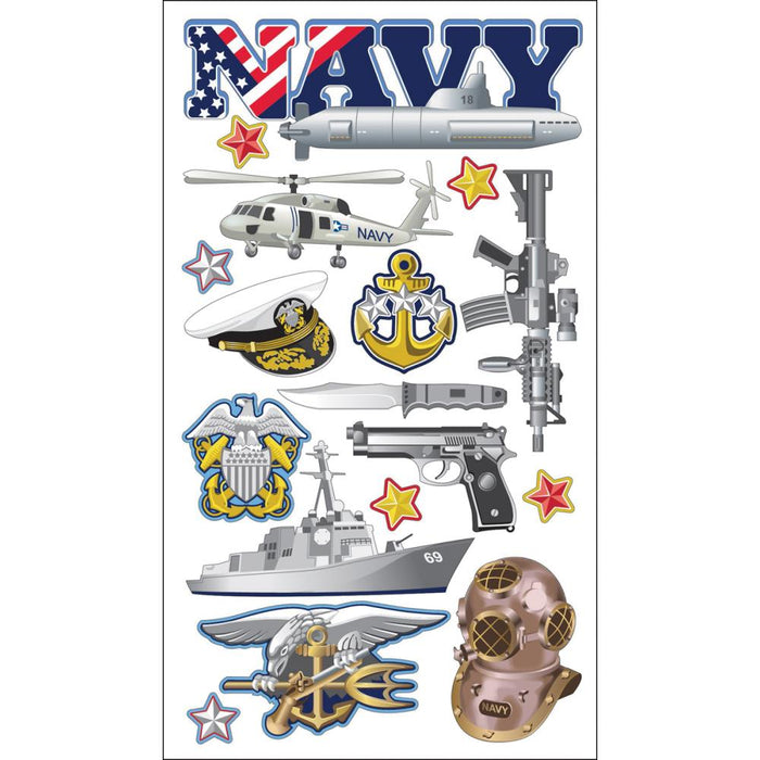 EK Success - Sticko - Stickers - Navy