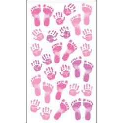 EK Success - Sticko - Stickers - Pastel Baby Girl Prints