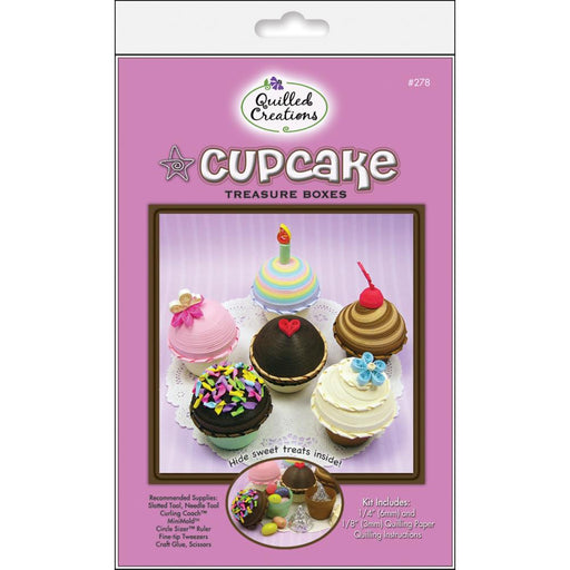 Quilled Creations - Quilling Kit - Cupcake Treasure Boxes