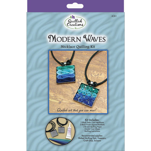 Quilled Creations - Quilling Kit - Modern Waves Necklace