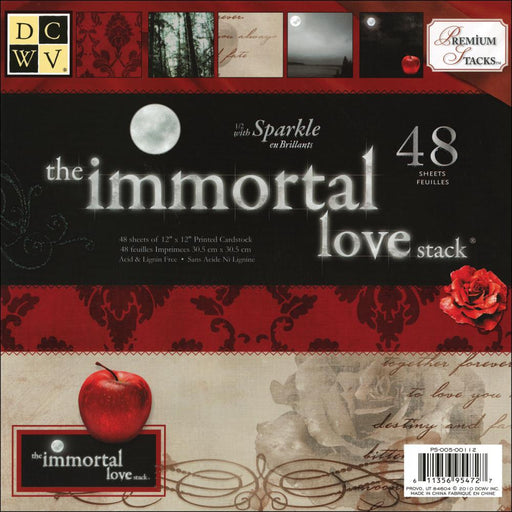 DCWV - 12" x 12" Paper Pack - Immortal Love