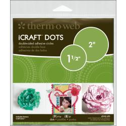 Thermoweb - iCraft - Adhesive Dots - 1.5" & 2"