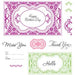 JustRite Papercraft - Cling Stamps 5.5"x8.5" - Fancy Frames