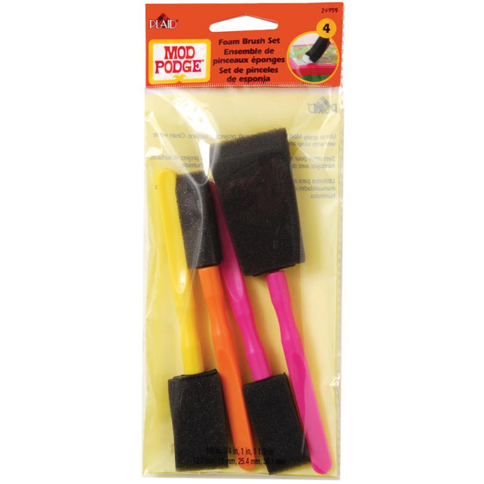 Plaid - Mod Podge - Foam Brushes 4/Pkg