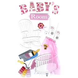 Ek Success - Jolee's Boutique - Dimensional Stickers - Baby's Room