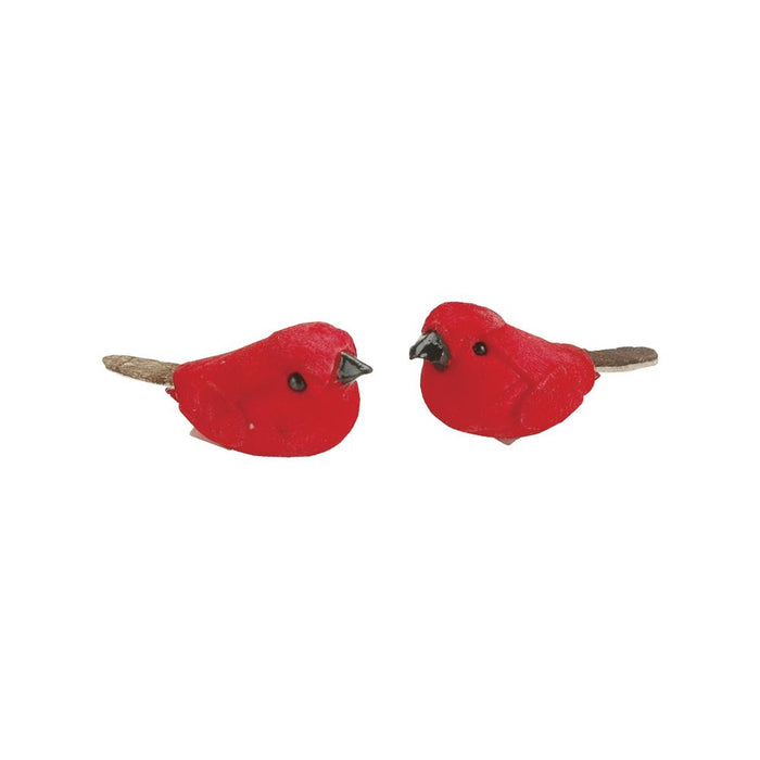 Darice - Timeless Mini's - Mushroom Birds 1" 2/Pkg