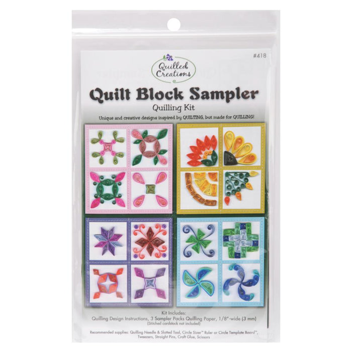 Quilled Creations - Quilling Kit - Quilt Block Sampler