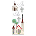Ek Success - Jolee's Boutique - Dimensional Stickers - Church