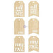 Prima Marketing - Embellishments - Wood Tags - All About Me