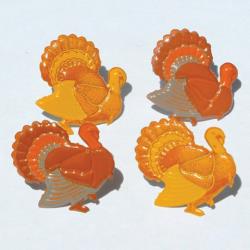 Eyelet Outlet - Shaped Brads - Turkeys