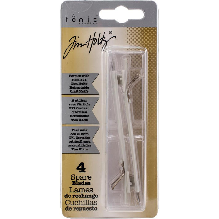 Tim Holtz Tonic - Retractable Craft Knife - Refill Blades 4/Pkg