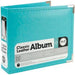 We R Memory Keepers - Classic Leather D-Ring Album 6" x 6" - Aqua