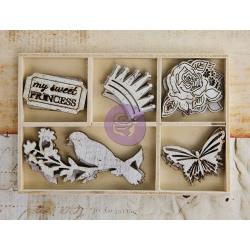 Prima Marketing - Wood Embellishments - Princess