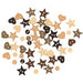 Jesse James - Dress it Up Buttons - Micro Mini Button Mix - Natural