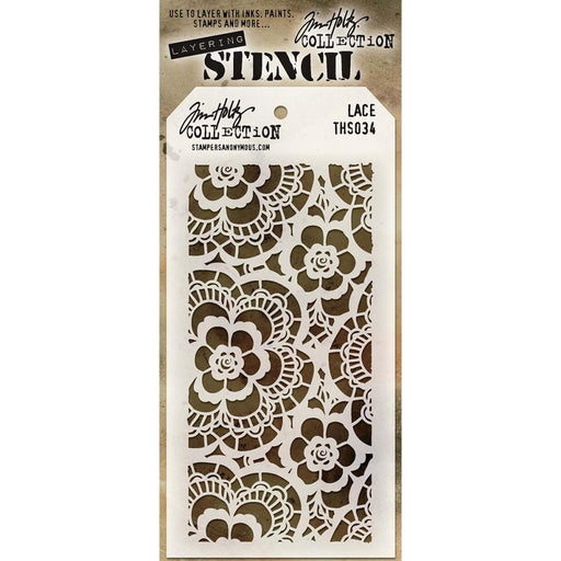 Tim Holtz - Layered Stencil 4.125"x8.5" - Lace