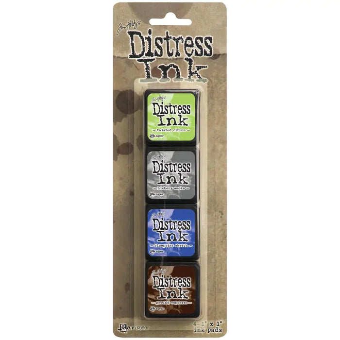 Ranger - Tim Holtz - Distress Mini Ink Pads 4/Pkg - Kit 14