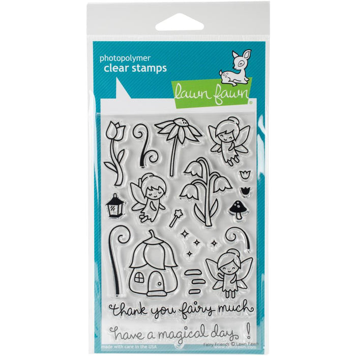 Lawn Fawn - Clear Stamps 4"x6" - Fairy Friends