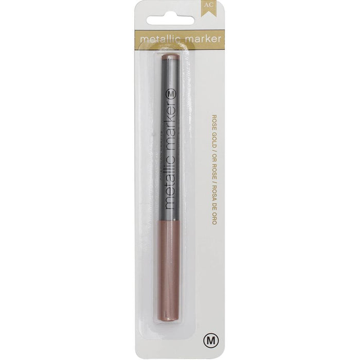 American Crafts - Metallic Marker Medium Point - Rose Gold