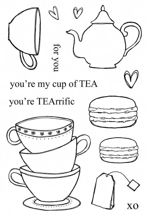 Jane's Doodles - Clear Stamps 4"x6" - TEArrific