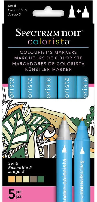 Crafter's Companion - Spectrum Noir - Colorista Markers - Set 5