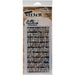 Tim Holtz - Layered Stencil 4.125"x8.5" - Concerto