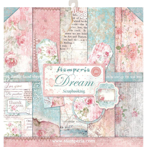 Stamperia - DS-Paper Pack 12"x12" 10/Pkg - Dream