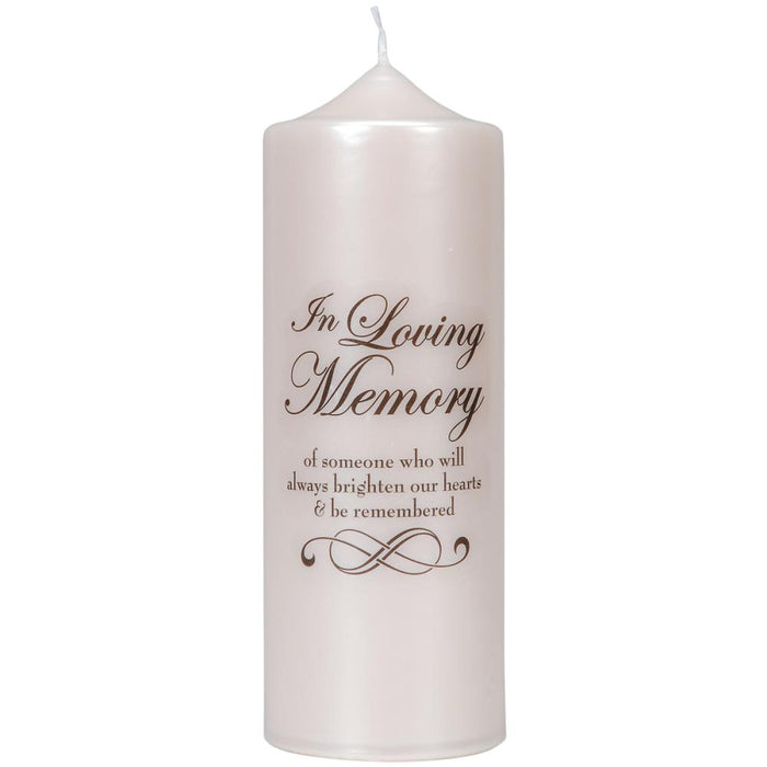 Darice - Candle Wrap Sticker Decal 3"x3.5" - In Loving Memory