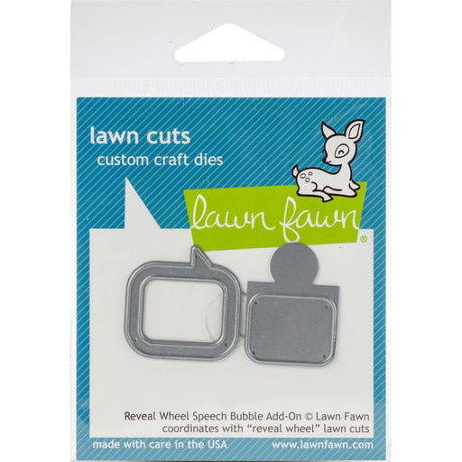 Lawn Fawn - Custom Craft Die - Reveal Wheel Speech Bubble