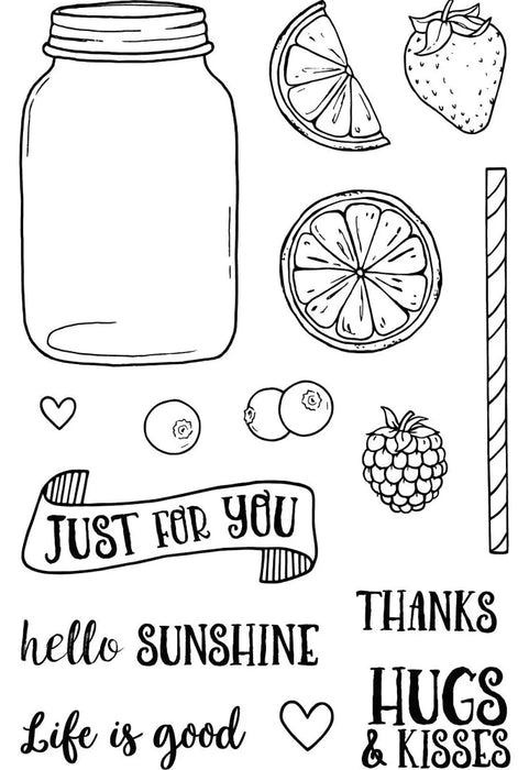 Jane's Doodles - Clear Stamps 4"x6" - Life Is Good