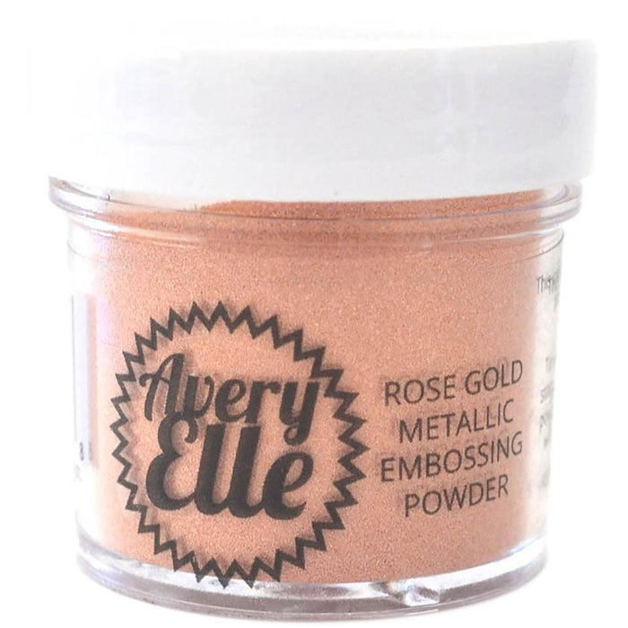 Avery Elle - Metallic Fine Embossing Powder - Rose Gold