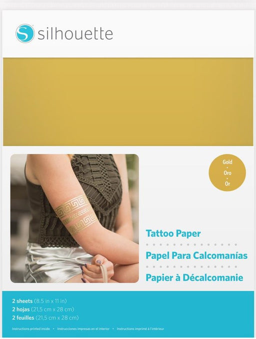 Silhouette America - Temporary Tattoo Paper - Gold