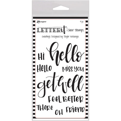 Ranger - Letter It - Clear Stamp Set 4"x6" - Greetings