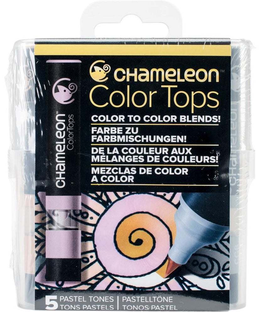 Chameleon Pens Color Tops Markers 5/Pkg Pastel — ScrapaDoodles