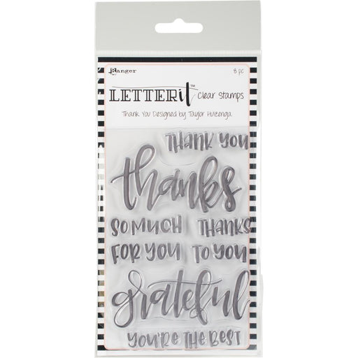Ranger - Letter It - Clear Stamp Set 4"x6" - Thank You