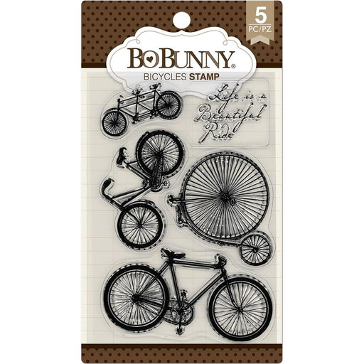 BoBunny - Essentials Stamps 4"x6" - Bicycles