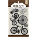 BoBunny - Essentials Stamps 4"x6" - Bicycles