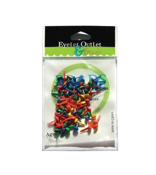 Eyelet Outlet - Round Brads 4mm 70/Pkg - Summer