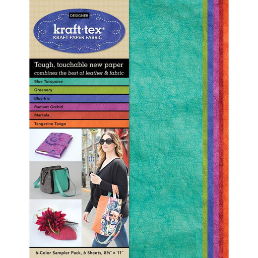 Kraft-tex - Designer Sampler Pack 8.5"x11" - 6/Pkg