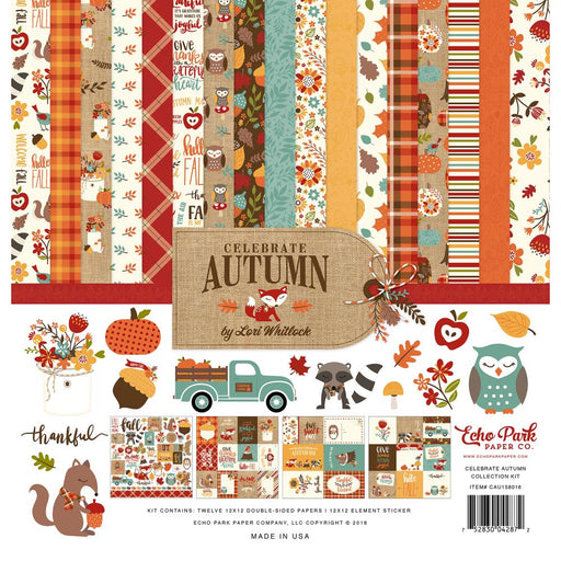 Echo Park Paper - 12" x 12" Collection Kit - Celebrate Autumn